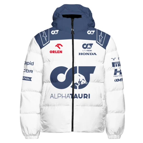 2023 Daniel Ricciardo Scuderia AlphaTauri Race Suit Down & Puffer Jackets BLVA180725A05HCJ - Image 2