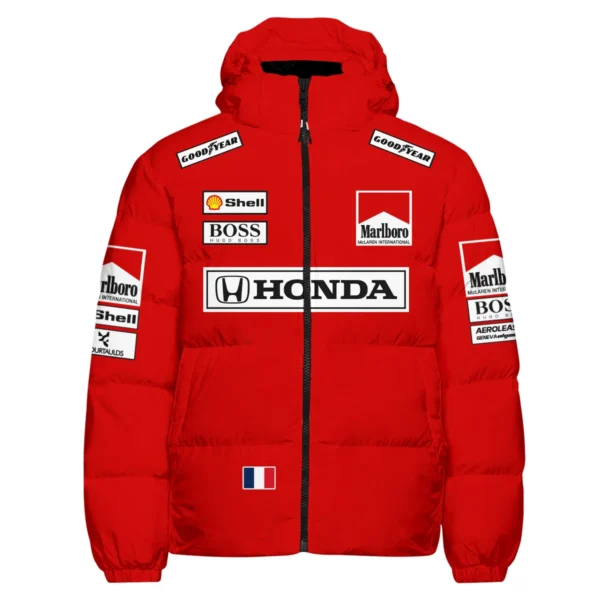 1989 Alain Prost Racing Costume Ferrari F1 Team Down & Puffer Jackets BLVAAP070725A01HCJ - Image 2