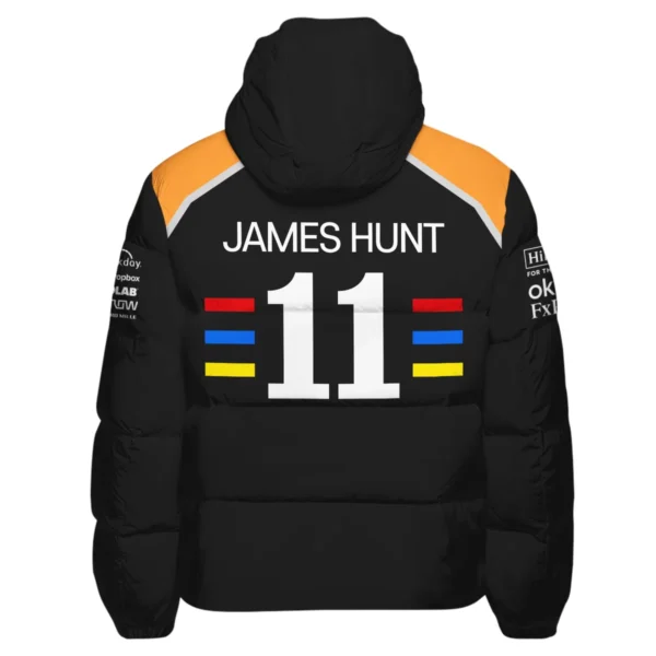 2025 James Hunt McLaren F1 Down & Puffer Jackets For Fans BL2725A2HCJ - Image 3