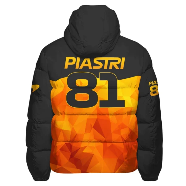 Oscar Piastri McLaren F1 Limited Edition Down & Puffer Jackets BLOP13725A1HCJ - Image 3
