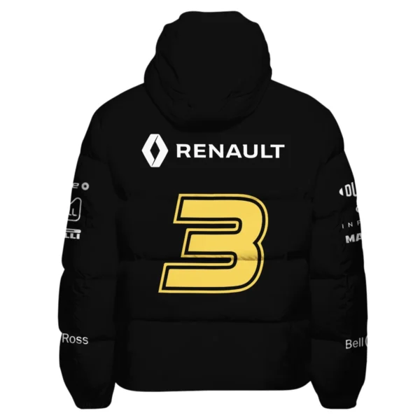 2019 Daniel Ricciardo Renault F1 Team Race Suit Down & Puffer Jackets BLVA180725A02HCJ - Image 3