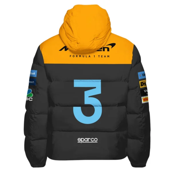 2022 Daniel Ricciardo McLaren F1 Team Race Suit Down & Puffer Jackets BLVA180725A06HCJ - Image 3