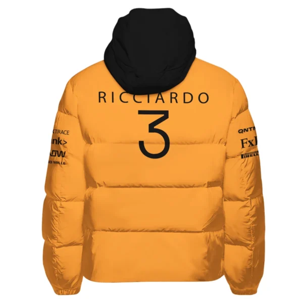 2022 Daniel Ricciardo McLaren F1 Team Suit Down & Puffer Jackets BLVA180725A07HCJ - Image 3