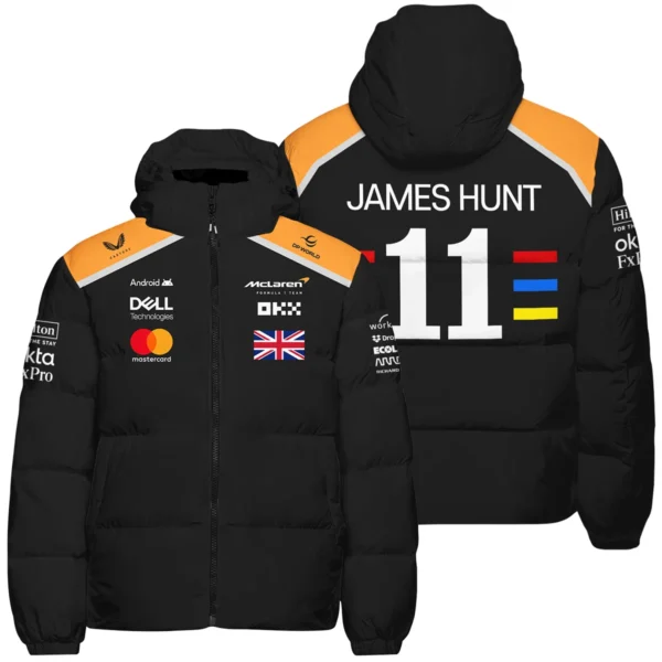 2025 James Hunt McLaren F1 Down & Puffer Jackets For Fans BL2725A2HCJ