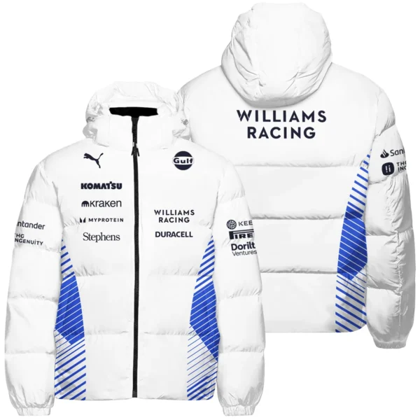 2025 Williams F1 Team Suit Down & Puffer Jackets BLVA080725A02WILHCJ