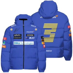 2021 Daniel Ricciardo McLaren F1 Team Race Suit Down & Puffer Jackets BLVA180725A03HCJ