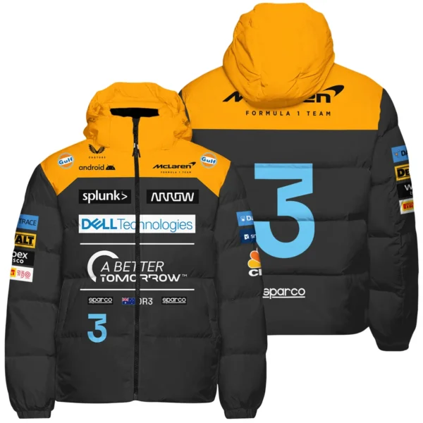 2022 Daniel Ricciardo McLaren F1 Team Race Suit Down & Puffer Jackets BLVA180725A06HCJ