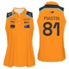 Oscar Piastri McLaren F1 Exclusive Sleeveless Polo For Fan Girl BLF120625A3VPO