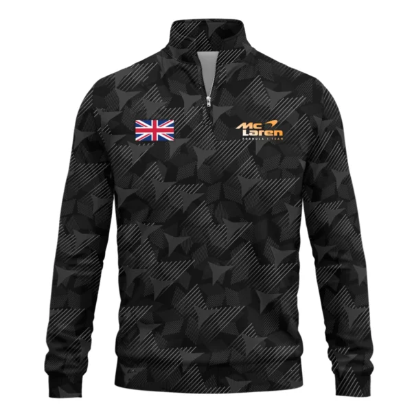 Lando Norris McLaren F1 Limited Edition Quarter-Zip Sweatshirt BLNR13725A2QZS - Image 2