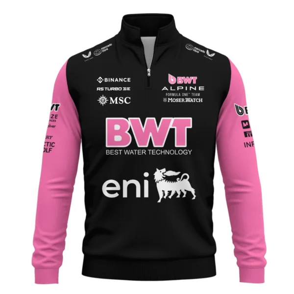 2025 Alpine F1 Team Suit Quarter-Zip Sweatshirt BLVA150725A05ALPQZS - Image 2
