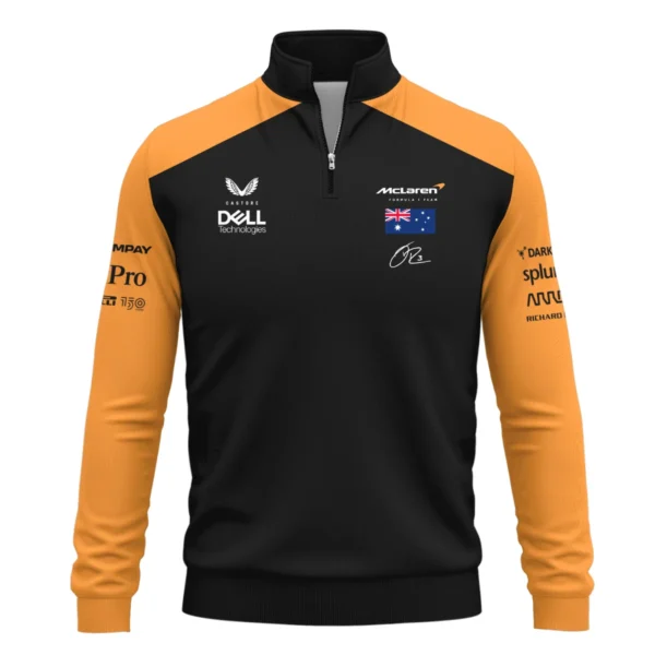 2022 Daniel Ricciardo McLaren F1 Team Suit Quarter-Zip Sweatshirt BLVA180725A07QZS - Image 2