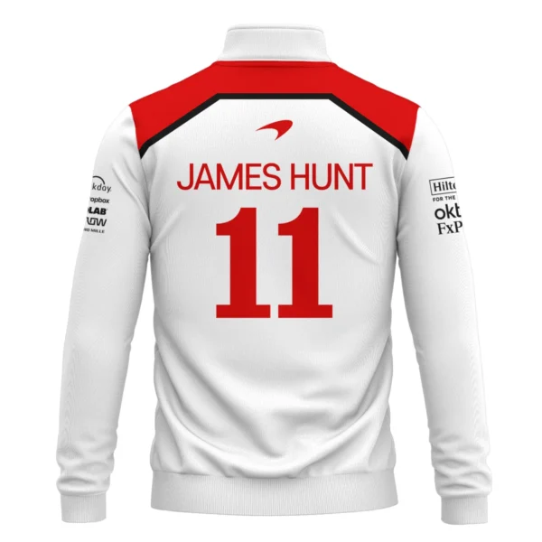 2025 James Hunt McLaren F1 Quarter-Zip Sweatshirt For Fans BL2725A1QZS - Image 3