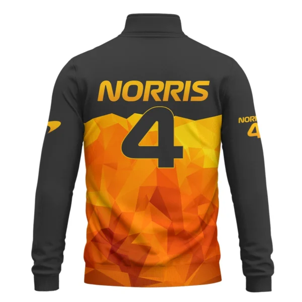 Lando Norris McLaren F1 Limited Edition Quarter-Zip Sweatshirt BLNR13725A1QZS - Image 3