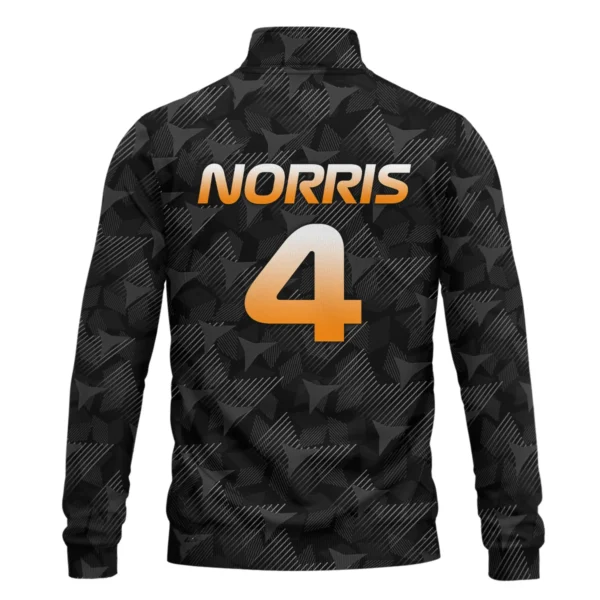 Lando Norris McLaren F1 Limited Edition Quarter-Zip Sweatshirt BLNR13725A2QZS - Image 3