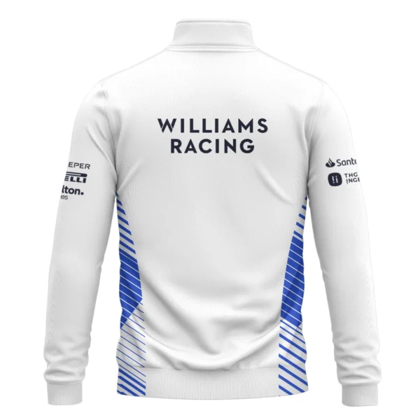 2025 Williams F1 Team Suit Quarter-Zip Sweatshirt BLVA080725A02WILQZS - Image 3