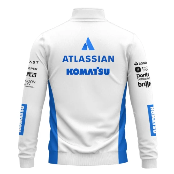 2025 Williams F1 Race Suit Quarter-Zip Sweatshirt BLVA100725A03WILQZS - Image 3