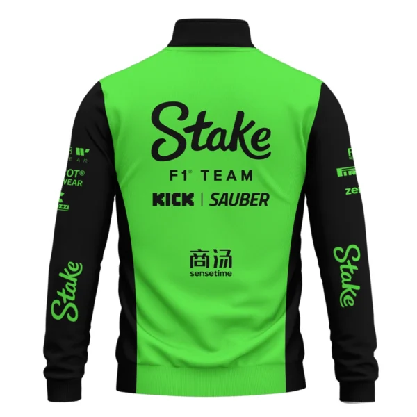 2025 Kick Sauber F1 Race Suit Quarter-Zip Sweatshirt BLVA100725A04KSQZS - Image 3