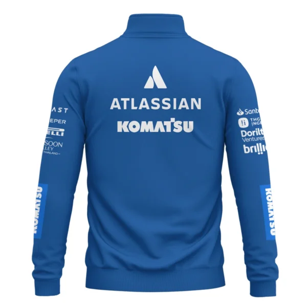 2025 Williams F1 Race Suit Quarter-Zip Sweatshirt BLVA100725A04WILQZS - Image 3