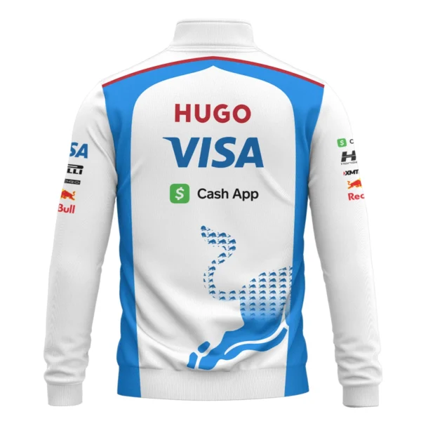 2025 Racing Bulls F1 Team Suit Quarter-Zip Sweatshirt BLVA110725A01RCBQZS - Image 3
