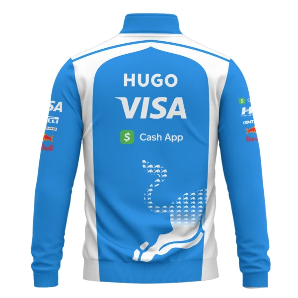 2025 Racing Bulls F1 Team Suit Quarter-Zip Sweatshirt BLVA110725A02RCBQZS - Image 3