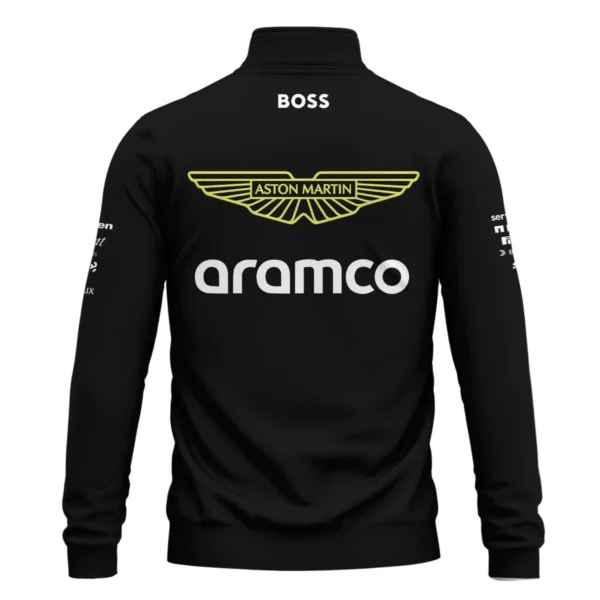 2025 Aston Martin F1 Team Suit Quarter-Zip Sweatshirt BLVA120725A02AMQZS - Image 3