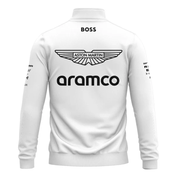 2025 Aston Martin F1 Race Suit Quarter-Zip Sweatshirt BLVA120725A03AMQZS - Image 3