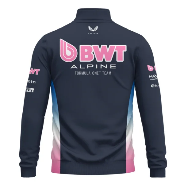 2025 Alpine F1 Team Suit Quarter-Zip Sweatshirt BLVA150725A01ALPQZS - Image 3
