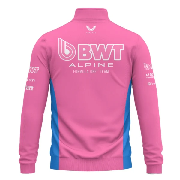 2025 Alpine F1 Team Suit Quarter-Zip Sweatshirt BLVA150725A02ALPQZS - Image 3