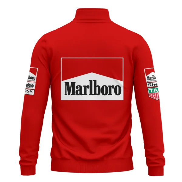 1985 Alain Prost Racing Suit McLaren F1 Team Quarter-Zip Sweatshirt BLVAAP070725A04QZS - Image 3