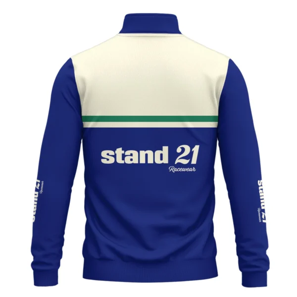 1990s Sir Jack Brabham Race IndyCar Suit Quarter-Zip Sweatshirt BLVAJB070725A02QZS - Image 3