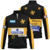 1985 Ayrton Senna John Player Special - Lotus F1 Racing Team Quarter-Zip Sweatshirt BL3725A4QZS