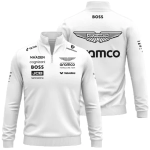 2025 Aston Martin F1 Race Suit Quarter-Zip Sweatshirt BLVA120725A03AMQZS