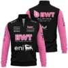 2025 Alpine F1 Team Suit Quarter-Zip Sweatshirt BLVA150725A05ALPQZS