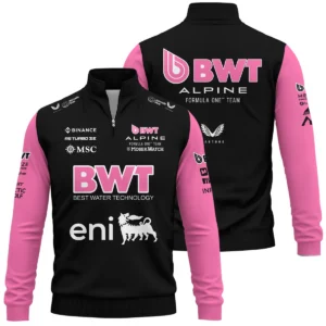 2025 Alpine F1 Team Suit Quarter-Zip Sweatshirt BLVA150725A05ALPQZS