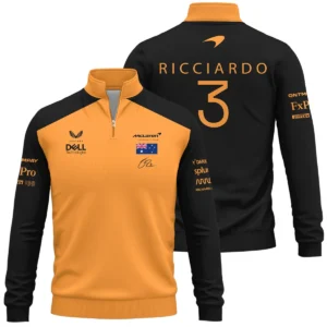 2022 Daniel Ricciardo McLaren F1 Team Suit Quarter-Zip Sweatshirt BLVA180725A08QZS