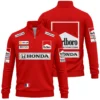 1989 Alain Prost Racing Costume Ferrari F1 Team Quarter-Zip Sweatshirt BLVAAP070725A01QZS