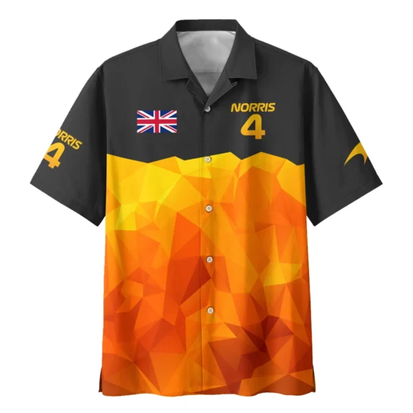Lando Norris McLaren F1 Limited Edition Hawaiian Shirt BLNR13725A1HW - Image 2