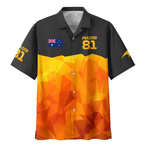 Oscar Piastri McLaren F1 Limited Edition Hawaiian Shirt BLOP13725A1HW - Image 2