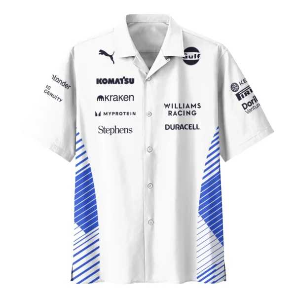 2025 Williams F1 Team Suit Hawaiian Shirt BLVA080725A02WILHW - Image 2