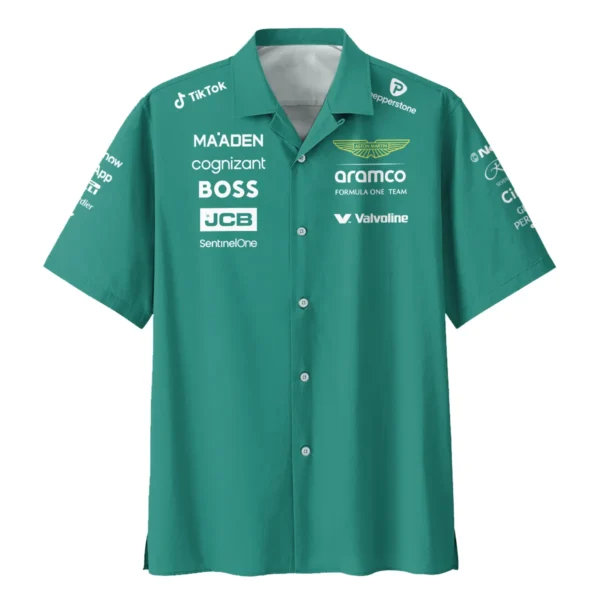 2025 Aston Martin F1 Team Suit Hawaiian Shirt BLVA120725A01AMHW - Image 2