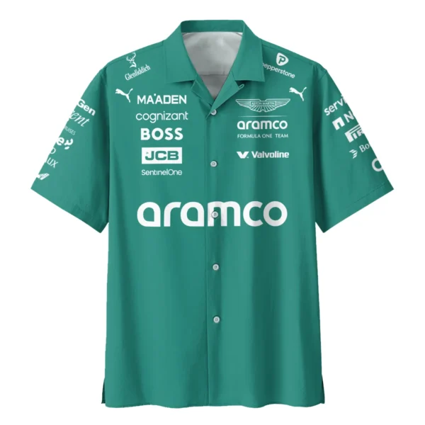 2025 Aston Martin F1 Race Suit Hawaiian Shirt BLVA120725A04AMHW - Image 2