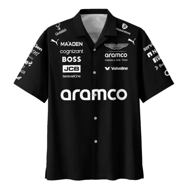 2025 Aston Martin F1 Team Suit Hawaiian Shirt BLVA120725A05AMHW - Image 2