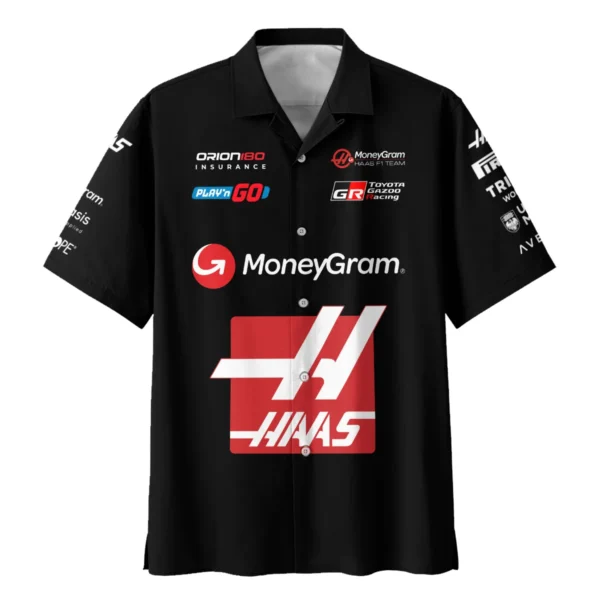 2025 Haas F1 Race Suit Hawaiian Shirt BLVA150725A03HAASHW - Image 2