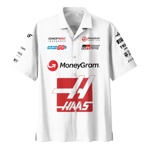 2025 Haas F1 Race Suit Hawaiian Shirt BLVA150725HAAS04HW - Image 2