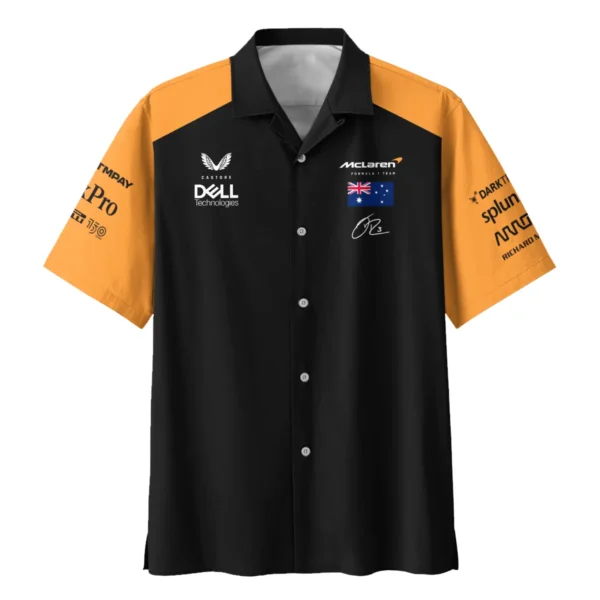 2022 Daniel Ricciardo McLaren F1 Team Suit Hawaiian Shirt BLVA180725A07HW - Image 2
