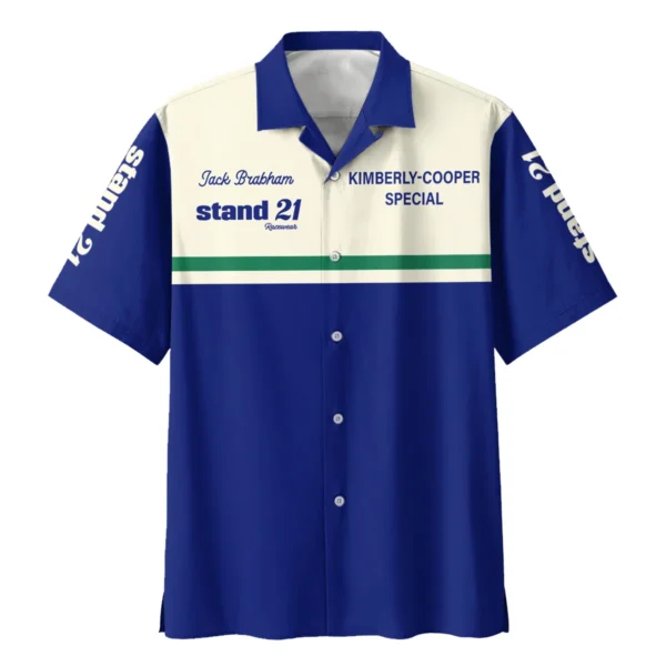 1990s Sir Jack Brabham Race IndyCar Suit Hawaiian Shirt BLVAJB070725A02HW - Image 2