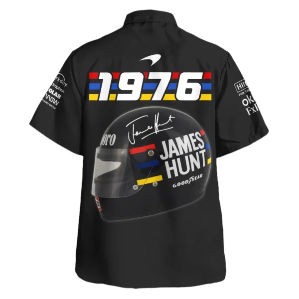 2025 James Hunt McLaren F1 Hawaiian Shirt For Fans BL2725A3HW - Image 3