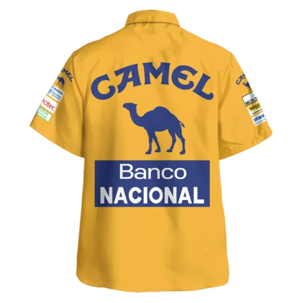 1987 Ayrton Senna Camel Honda Formula 1 Racing Team Hawaiian Shirt BL3725A5HW - Image 3