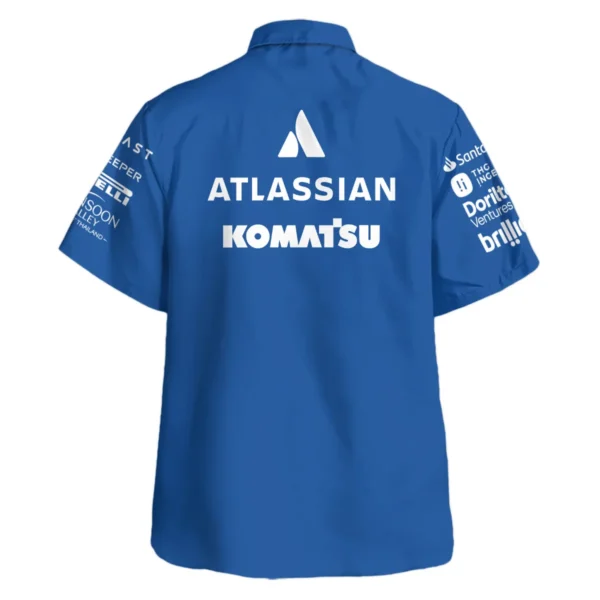 2025 Williams F1 Race Suit Hawaiian Shirt BLVA100725A04WILHW - Image 3