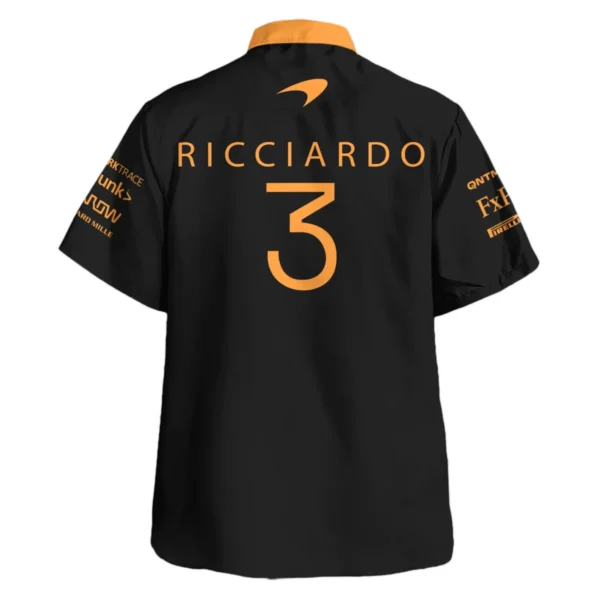 2022 Daniel Ricciardo McLaren F1 Team Suit Hawaiian Shirt BLVA180725A08HW - Image 3